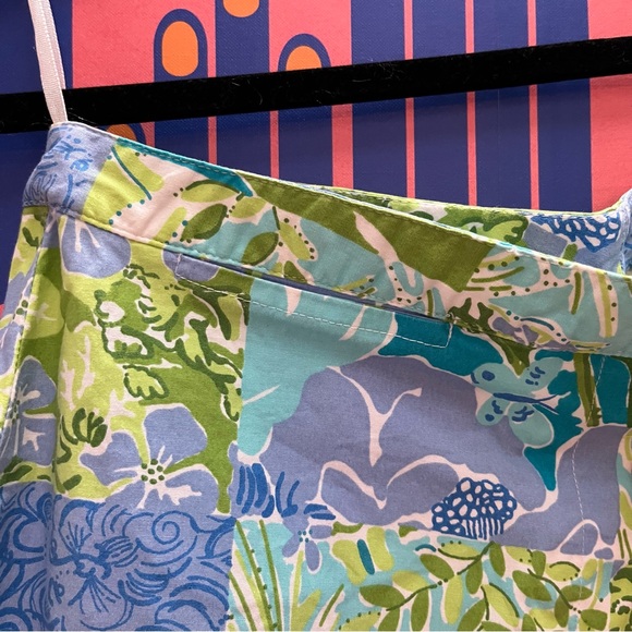 Lily Pulitzer Safari Scarf Print Straight Leg Capri Pants - Picture 5 of 5